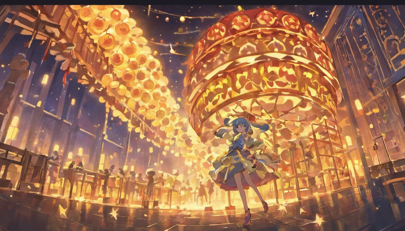 Chongyang elements、Moon、themoon、Star of the Sun、Mooncake stalls、Concert、band、fire works、UAVs、environment friendly、tradit、celebrating、enviroment、Plaza、The bear goes to the moon、forest、Critters、Bamboo lanterns、the night、celebrating、Artistically、device、decor、castoff、