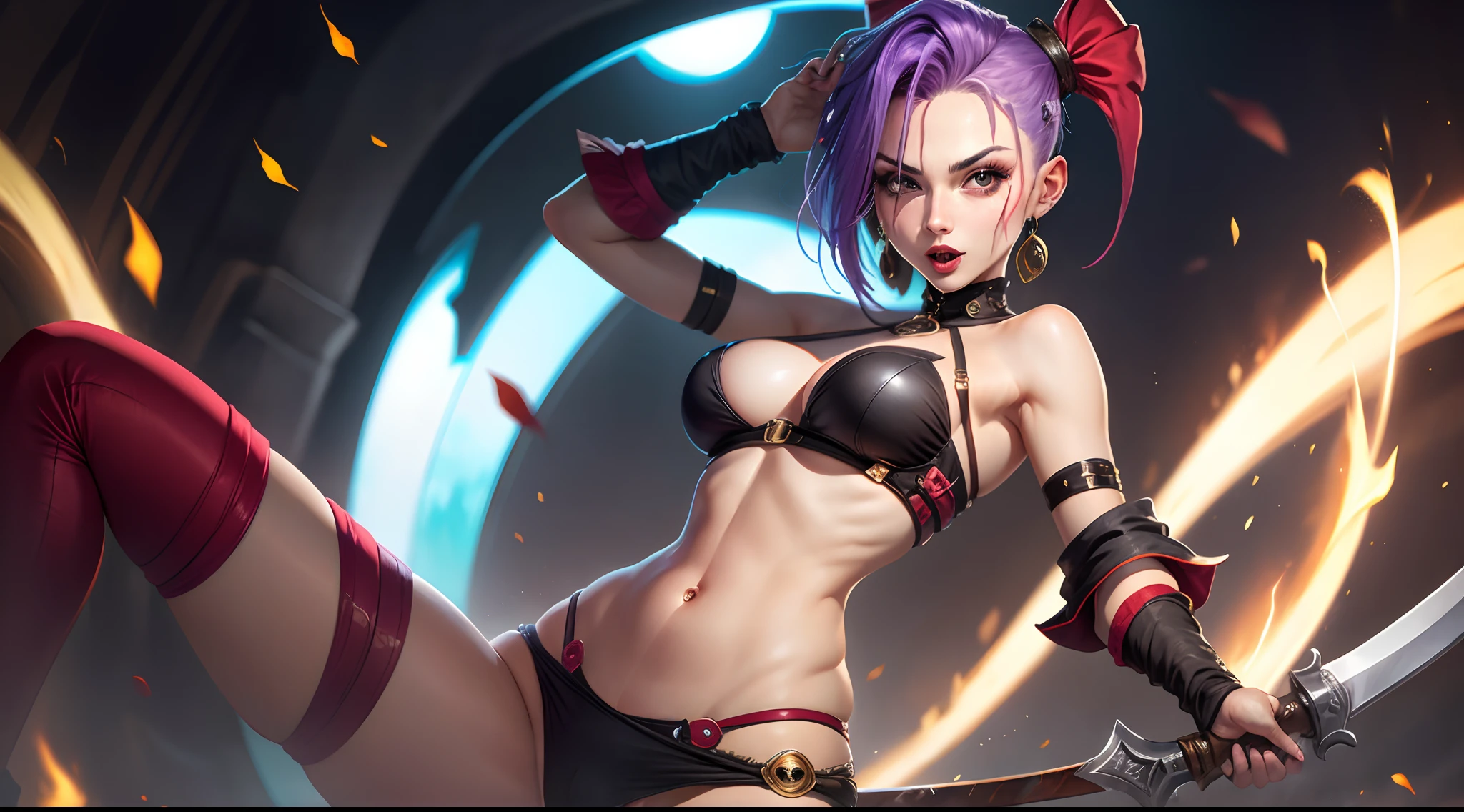 Jinx com uma espada