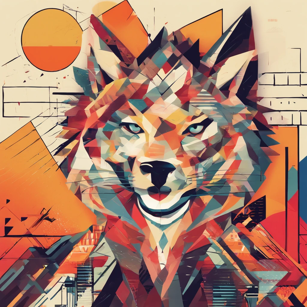 (nvinkpunk:1.2) (estilo snthwve:0.8) lobo, anthro, lightwave, sun sunset, intrincado, altamente detalhado, qualidade 4k