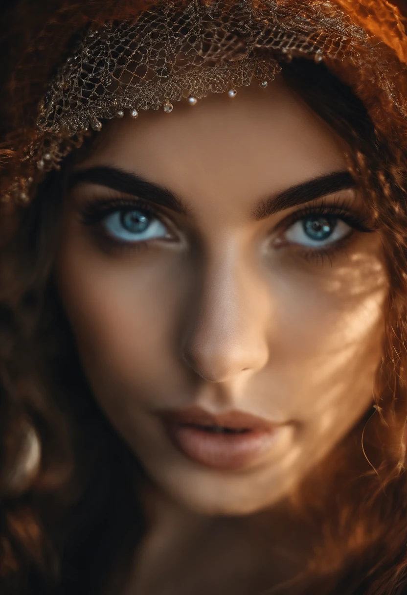 Imagem de uma linda garota, ela tem olhos azuis, seios pequenos, bunda grande e o cabelo loiro, ela esta pelada