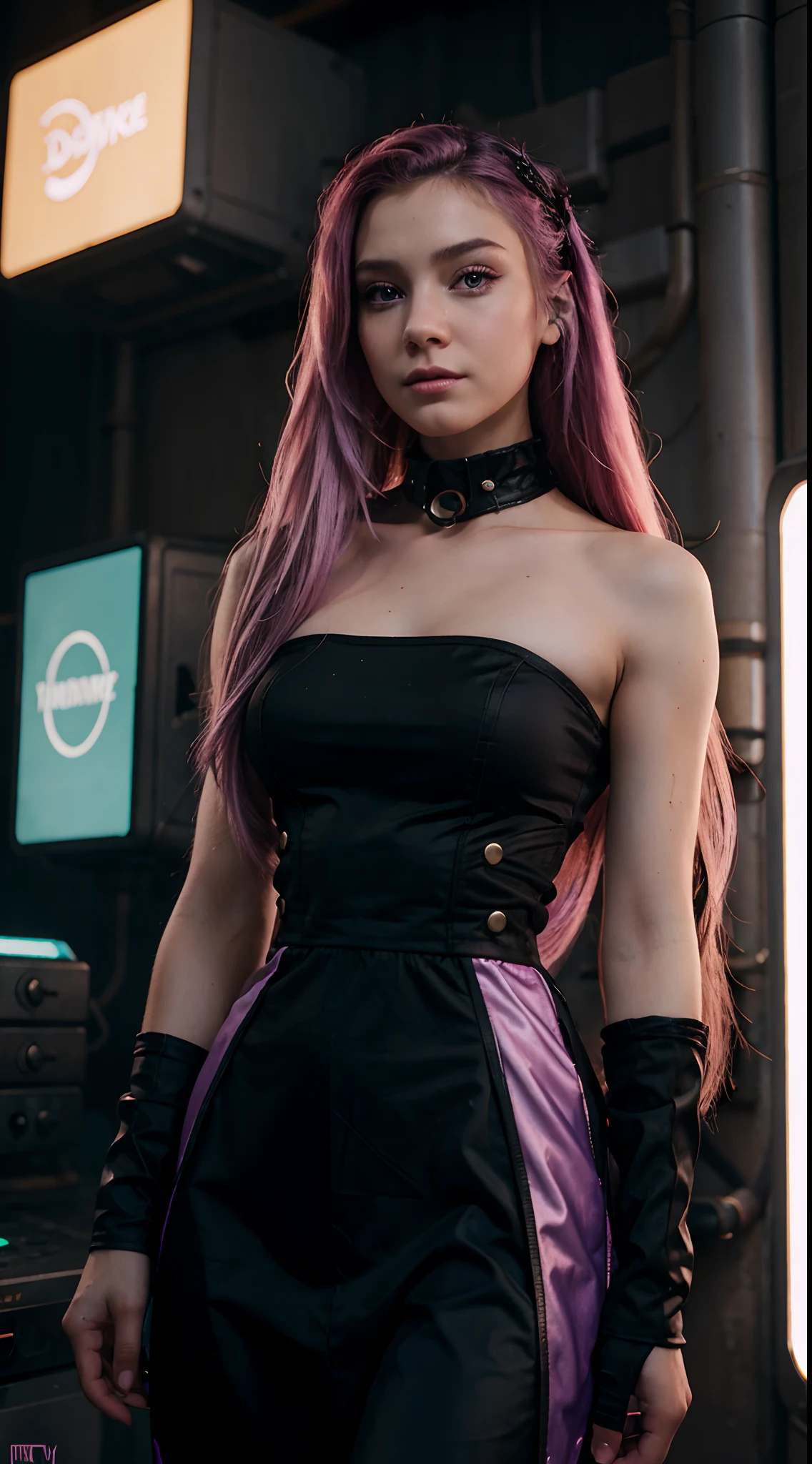 Disney rapunzel classic cyberpunk style