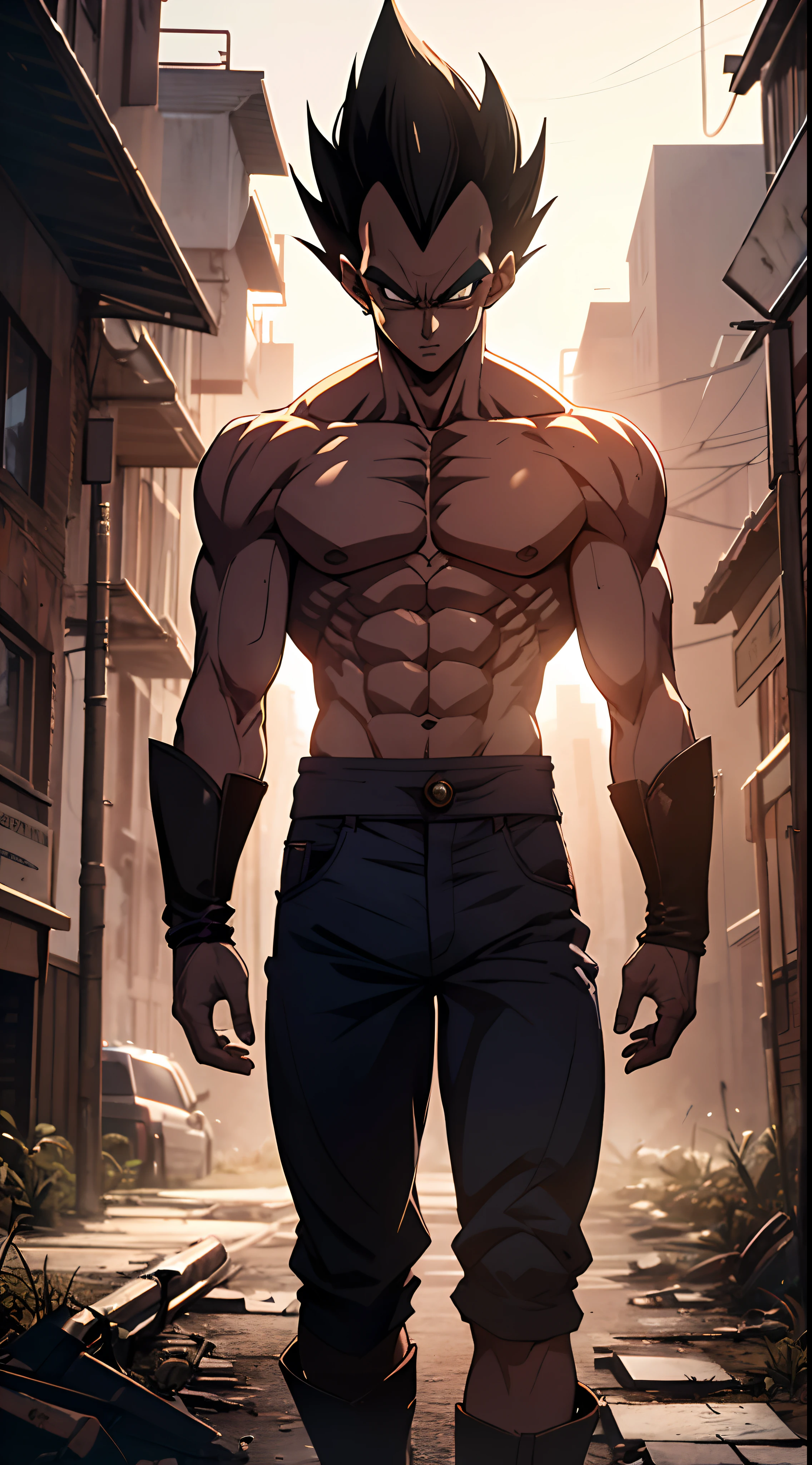 muscular physique、male、40s、Shorts、