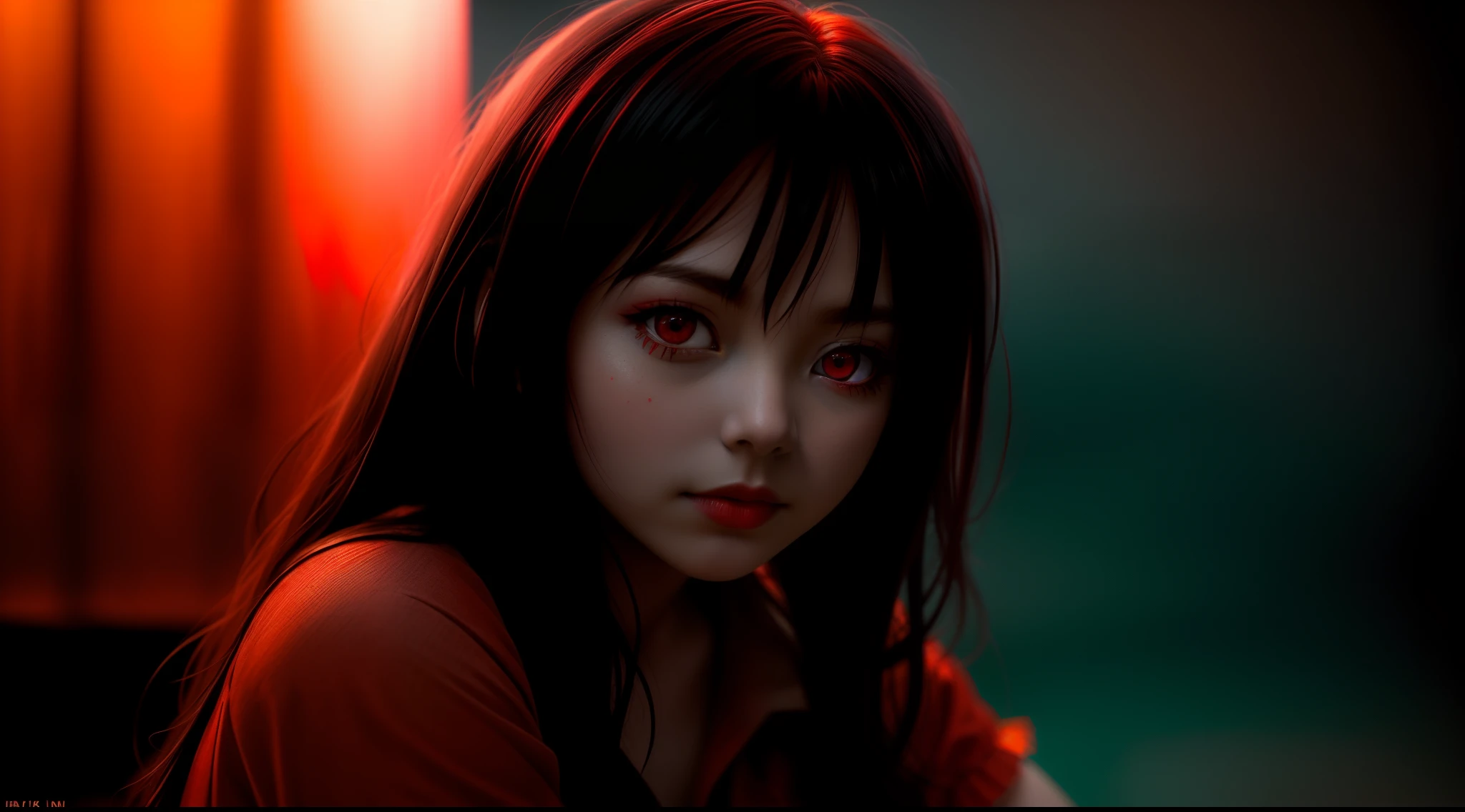 (dark shot:1.4), 80mm, red fairy girl demon sitting in a with red liquid, nice detailed digital art, closeup, soft light, sharp, exposure blend, medium shot, bokeh, (hdr:1.4), high contrast, (cinematic, teal and orange:0.85), (muted colors, dim colors, soothing tones:1.3), low saturation, (hyperdetailed:1.2), (noir:0.4)