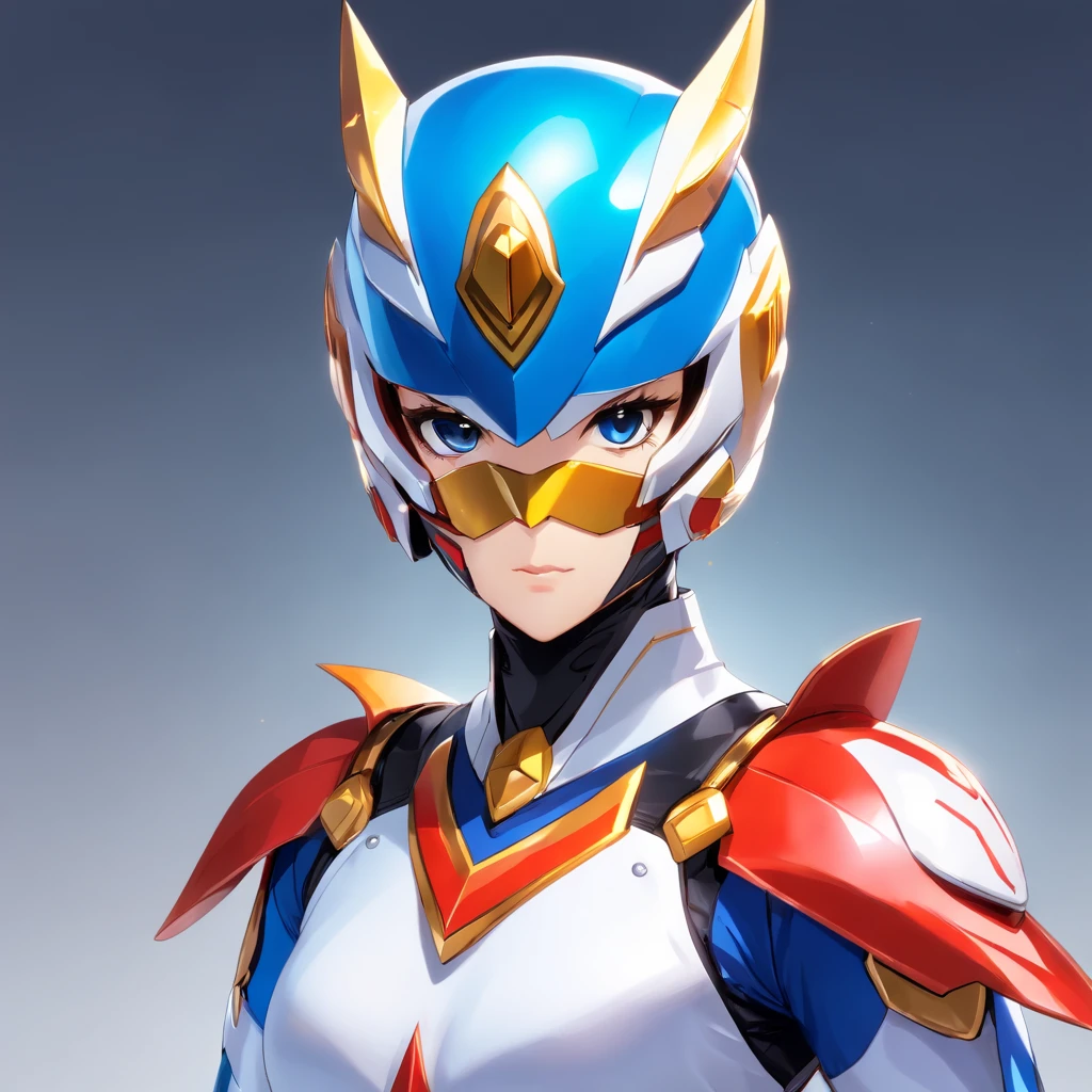 Foto dos desenhos animados da mulher no traje branco, mulher humanoide do inseto quente, Estilo Guyver, sfw version, olho azul, scaraber reploid, cauda, Cel Shade Adult Animation, Alien Queen, Poses serpentinas, Super Sentai Series、Megaranger、hero mask、Kamen Rider,Kamen Hero, Capacete em forma de elementos de gafanhotos, armadura fechada,Protetor facial fechado,cor branca,armadura branca,Elemento de chama azul,punho,The Chinese Character "ardente" in the middle of the Kamen Rider Belt,((("sozinho"))), Arte Yugioh, qualidade superior, tmasterpiece, A high resolution, (((corpo inteiro))), (((extremamente detalhado)))