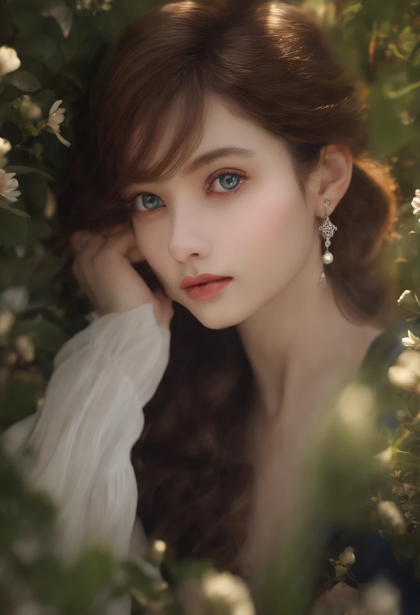 (Masterpiece, Best quality, Ultra detailded: 1.6), illustration, (Single person, 1 fille, beautiful detailed eyes: 1.2), ville, rue, mignon, Autre monde.