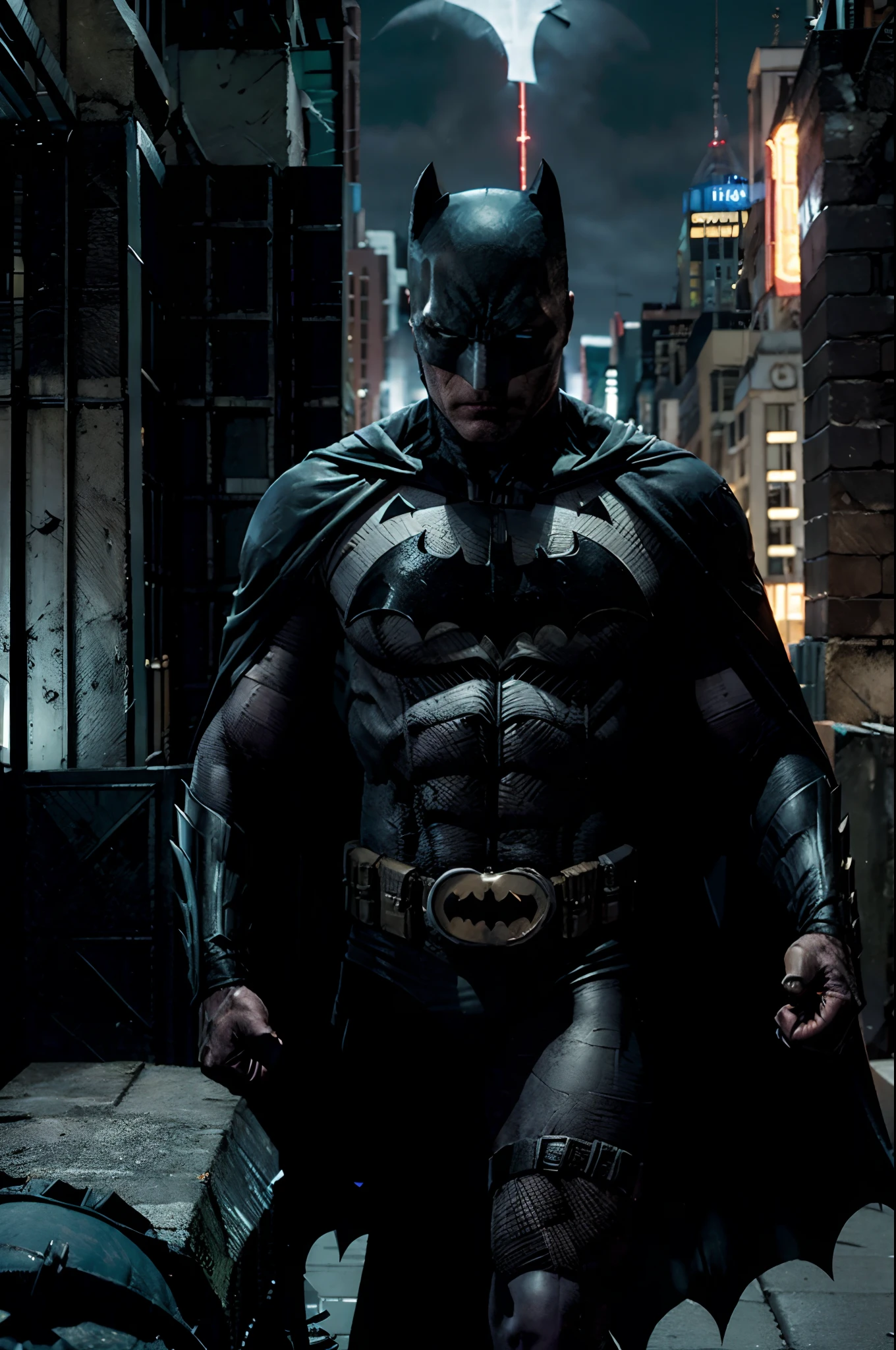 Batman: A Cidade Sombria

"The Dark City" se desenrola nas sombrias ruas de Gotham. O Cavaleiro das Trevas, Batman, luta para conter o crime que assola a cidade. While facing off against iconic villains like the Joker and the Riddler, he unravels a sinister plan to plunge Gotham into darkness. Commissioner Gordon and Catwoman join him on this mission. O enredo complexo revela segredos obscuros sobre a cidade e os traumas de Bruce Wayne. With spectacular action scenes and an engaging plot, "The Dark City" is a masterpiece of the noir genre that delves into the depths of Batman's psyche as he protects Gotham from inner and outer darkness.