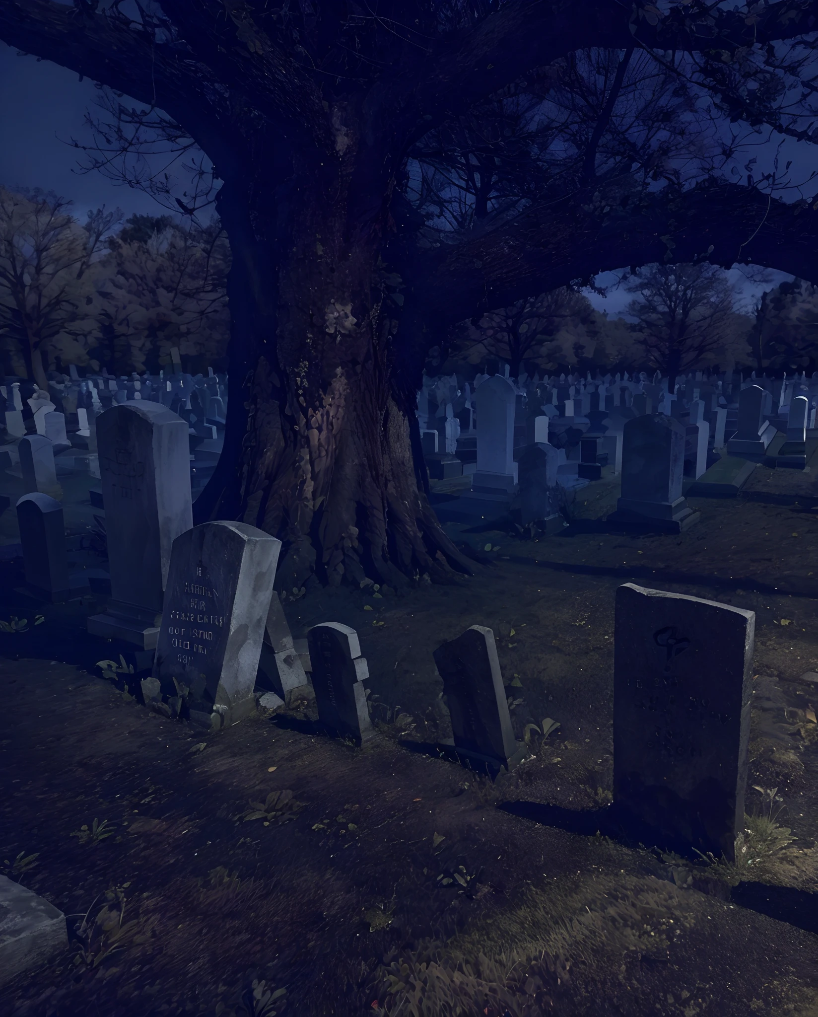 There are many headstones in a cemetery at night, Paisaje de cementerio por la noche, Escena del cementerio oscuro, Antecedentes del cementerio, brumoso cementerio oscuro, cementerio, Sentado en un cementerio por la noche, Ambiente espeluznante y aterrador, Paisaje de cementerio, foto espeluznante, en un cementerio, en el cementerio a medianoche, El cementerio, Terrifying magic background, Haunted tombstones, con un filtro espeluznante aplicado, estilo oleo, obra maestra, la mejor calidad