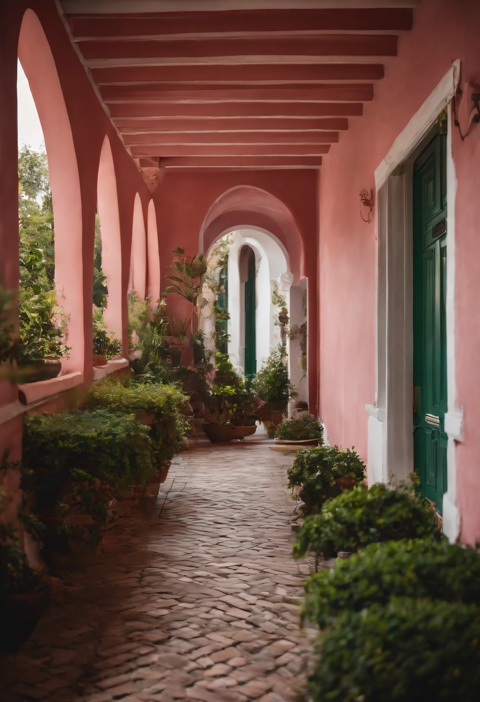 pink house wallpaper winter day winter day wallpaper, in the style of time-lapse photography, calm and serene beauty, uhd image, light white and amber, light emerald and pink, i can't believe how beautiful this is --ar 107:126