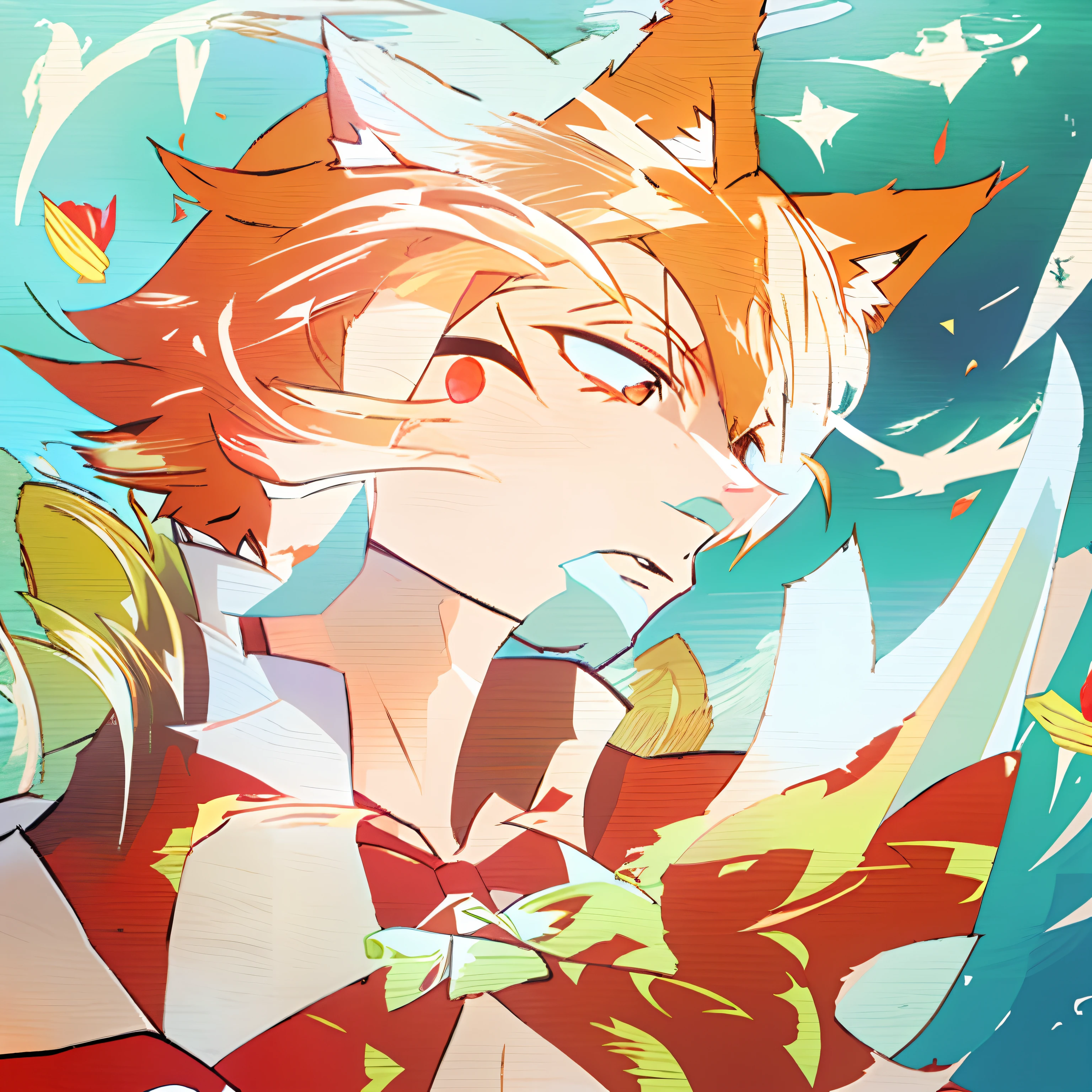 Anime style picture of cat with red and white tail, fursona art, very very beautiful furry art, tonic the fox, furry furaffinity, Furry art!!!, commission on furaffinity, anthropomorphic fox, portrait of an anthro fox, fursona!!!!, Anthropomorphic fox, Sora as a cat, a fox
