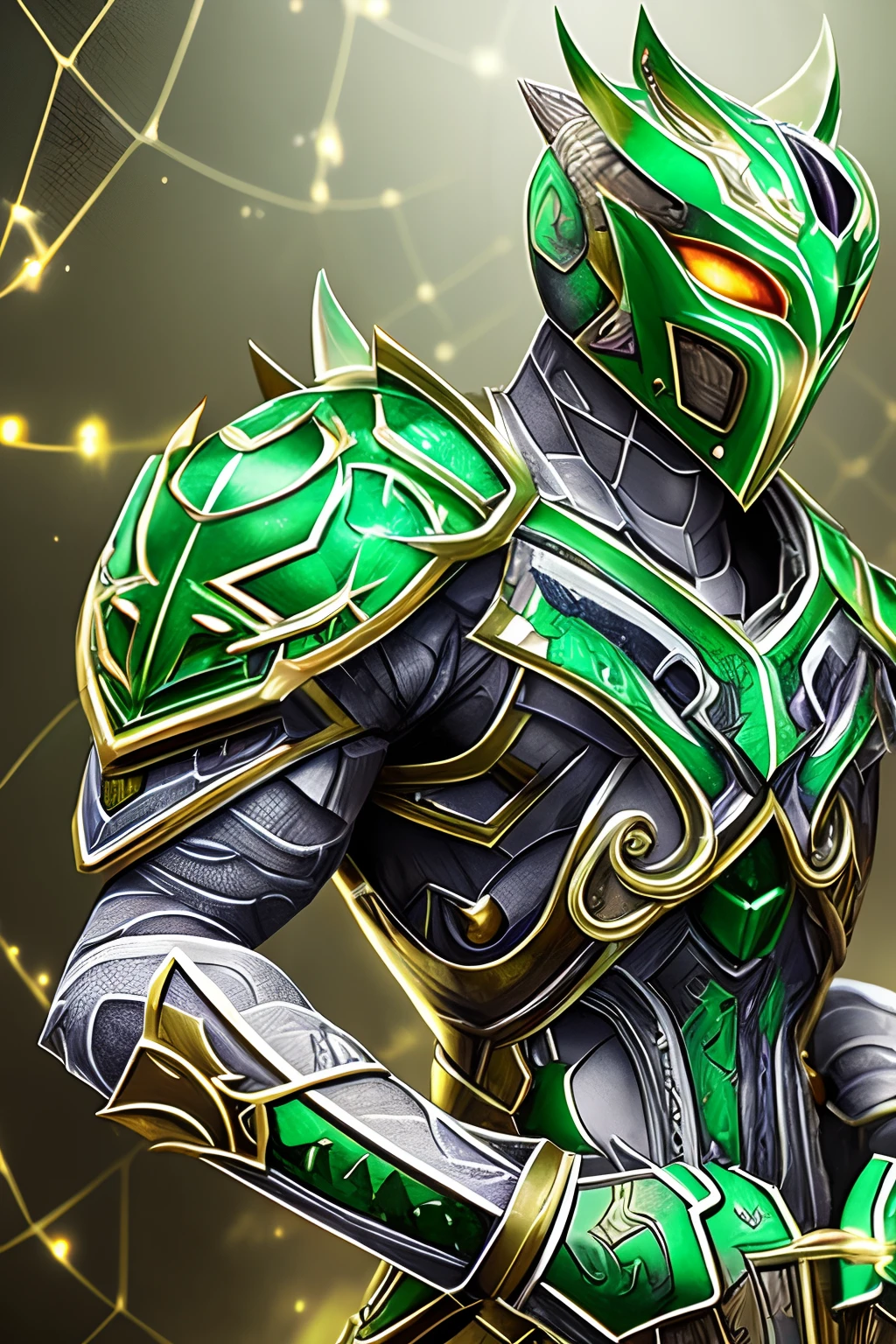 Male green paladin of the void
