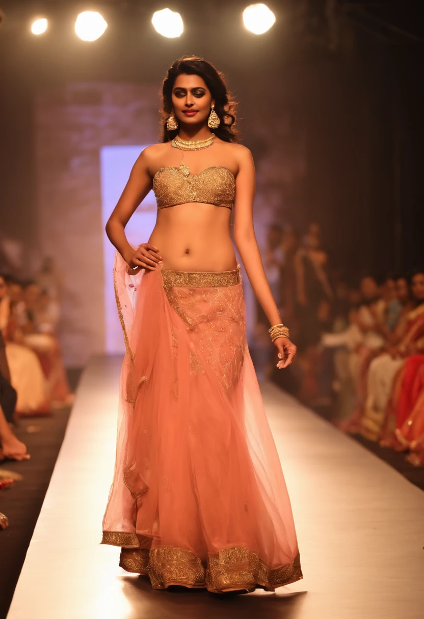 A fashion show held on kolkata,a nude kolkata girl walking nude on the ramp show with her sexy body