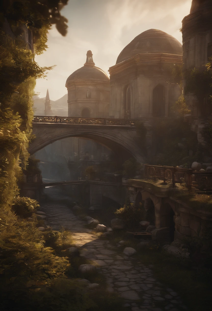 A beautiful scenery collection of locations of the city of Demancia from league of legends