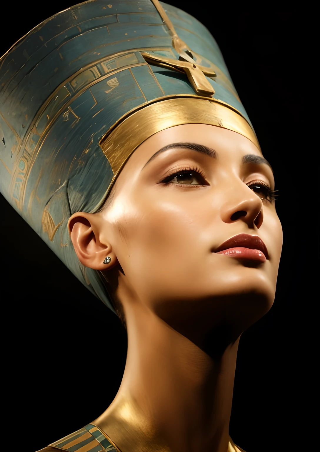 Nefertiti a Woman, big breasts,