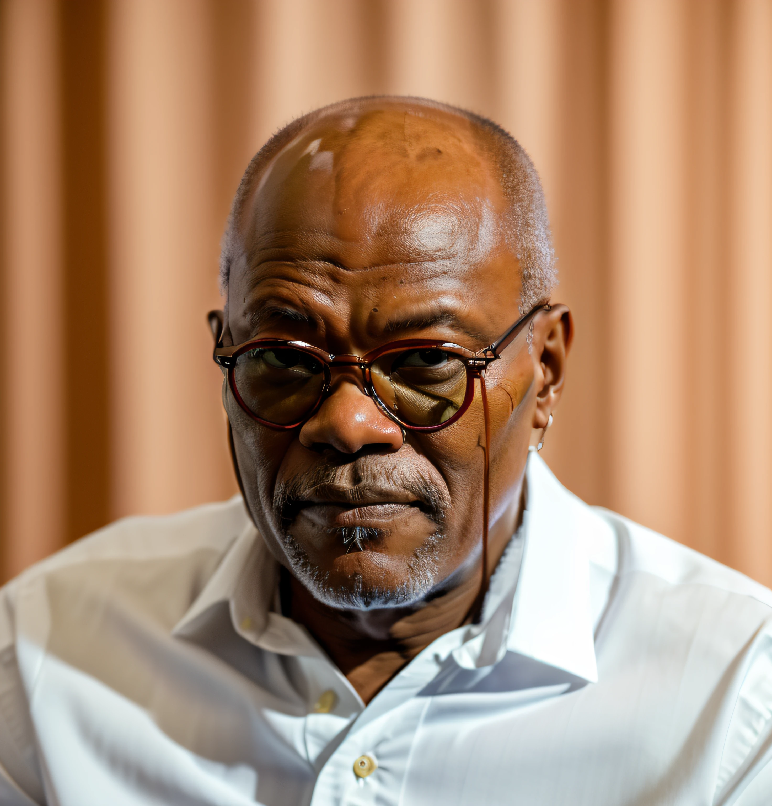 There's a man with glasses and a white shirt, Osborne Macharia, Samuel Jackson, Selo Ivan, Barry Qindsor-Smith, David Uzochukwu, Areas of Adebanji, Thomas Kinkaide, Jorge Pemba, presidente, parece inteligente, man with glasses