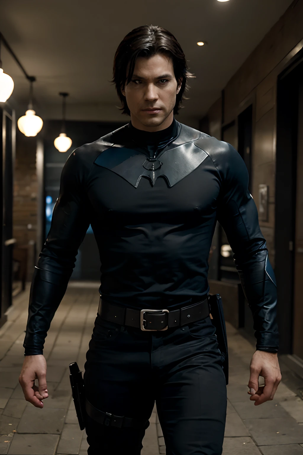 nightwing en hors la loi dans un western