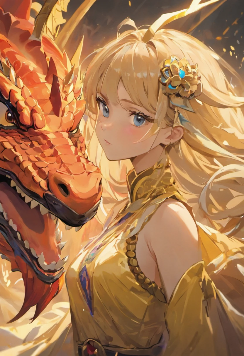 (best quality,4k,8k,highres,masterpiece:1.2),ultra-detailed,(realistic,photorealistic,photo-realistic:1.37),portrait,dragon,girl,female,Disney Pixar style,3D,highly detailed,vivid colors,frontal view,full body,anime
In this prompt, the main subject is a portrait of a woman riding on a dragon. The woman should have beautiful detailed eyes, detailed lips, and an extremely detailed face. She should be depicted in a frontal view, with a realistic yet anime-like style. The portrait should have a Disney Pixar art style, resembling characters from their movies. The dragon should be in a 3D rendered style, with a highly detailed and photorealistic appearance.
The image should be of the best quality, available in 4k, 8k, or any high-resolution format. It should be considered a masterpiece, with a 1.2x boost in artistic quality. Additionally, the image should have ultra-detailed features and a photorealistic touch, with a 1.37x boost in realism.
To enhance the image, vivid colors should be used, creating a visually striking piece. The dragon and the woman should be portrayed in a realistic yet vibrant color scheme. The setting should highlight the fantasy elements.
Overall, this prompt aims to create an extraordinary portrait of a woman riding on a dragon, combining elements of realism and animation. The image should capture the viewer's attention with its highly detailed depiction, lively colors, and the dynamic interaction between the characters.