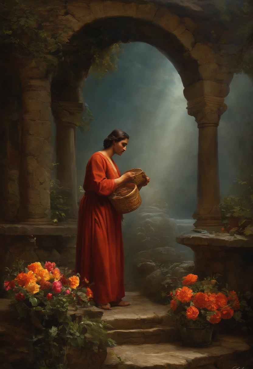 create the image of god's servant job and his agonies