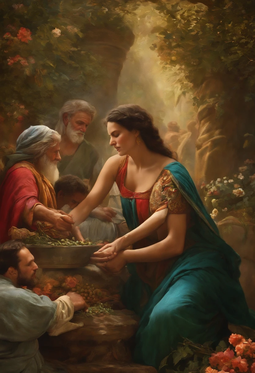 create the image of god's servant job and his agonies