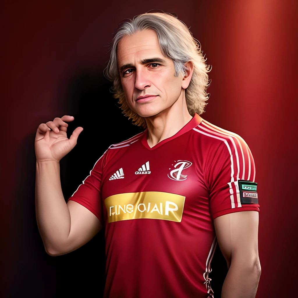 Manoel Gomes com a camisa do Flamengo