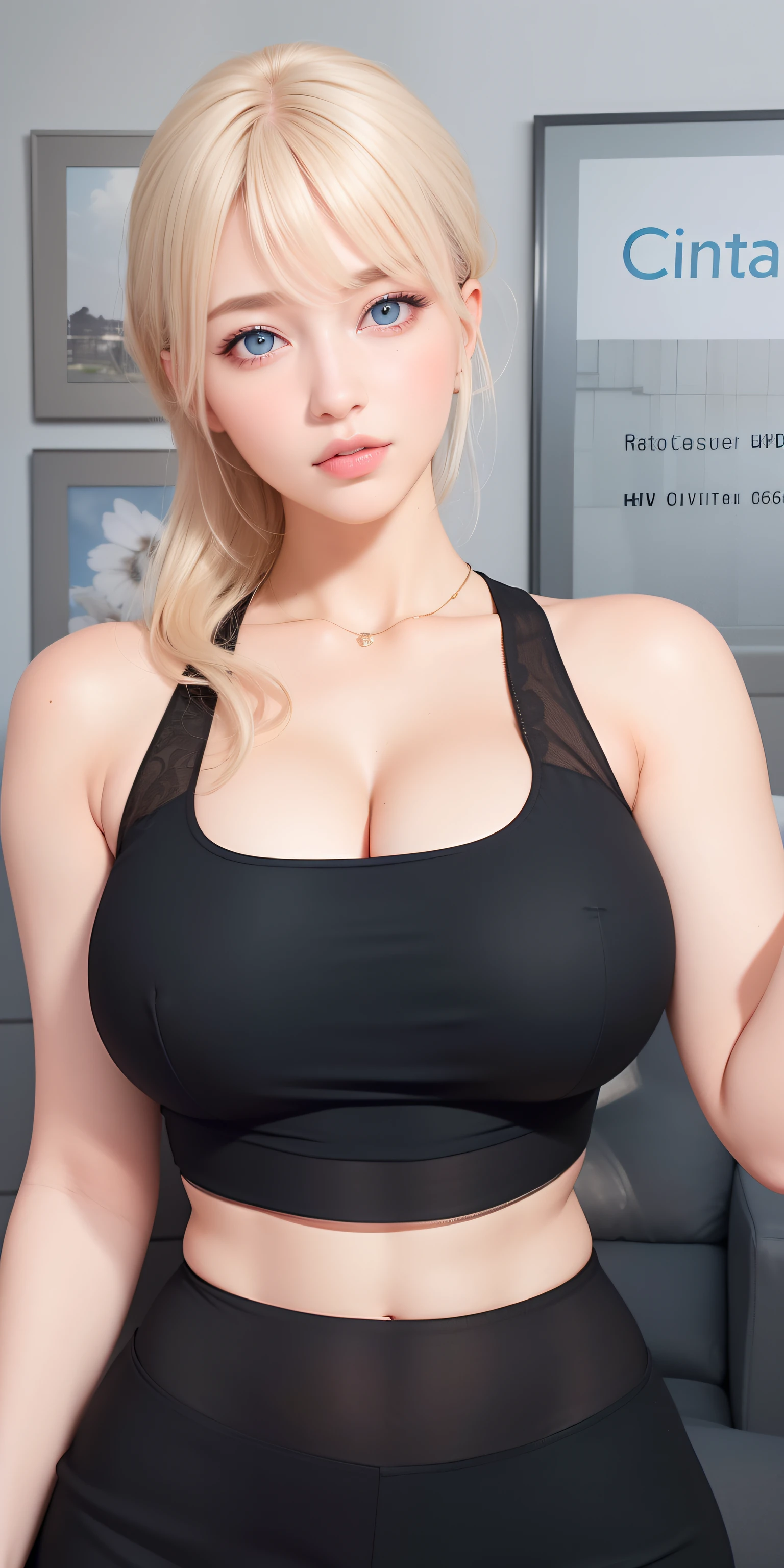 Beautiful big breasts, (bokeh), indoors, detailed luxury living room, gentle and charming beautiful goddess, Korean(kpop-idol), solo, smooth skin, necklace, (grey hair, light blue eyes), oval face, double eyelids, smart, good hands, good feet, Natural, (from below angle), (glossy skin:1.05), ((low angle)), Perfect figure, (64k, UHD, RAW photo, best quality, masterpiece:1.4), (realistic, photo-realistic:1.37), ultra high res, photon mapping, radiosity, physically-based rendering, professional soft lighting