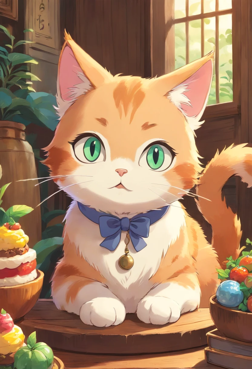 cartoon sweet cat