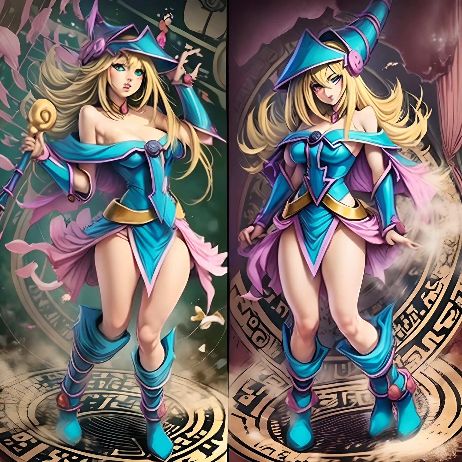 Flowering of Winx's Transformed Drawing and Goku's Form Base, Alas de hadas, magica, Super Sayajin