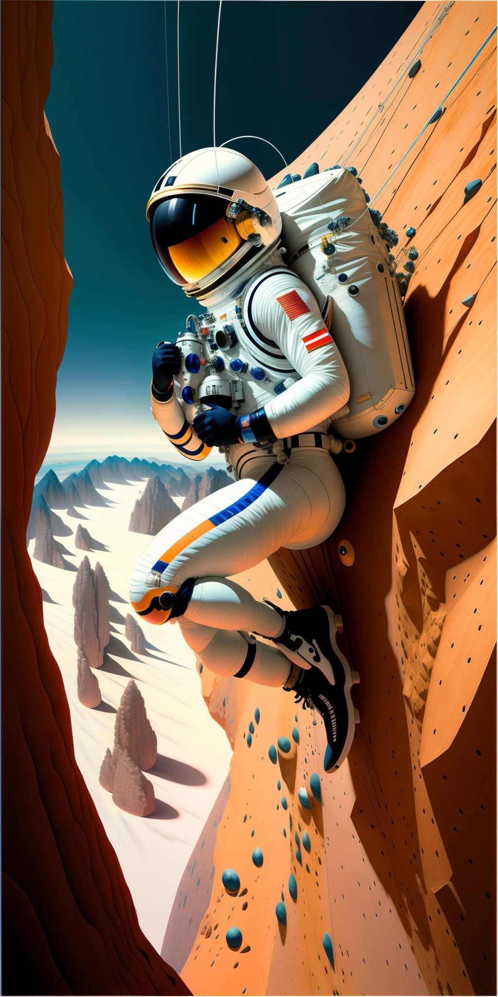 tmasterpiece，HighestQuali，The astronaut，climbing the asteroid，