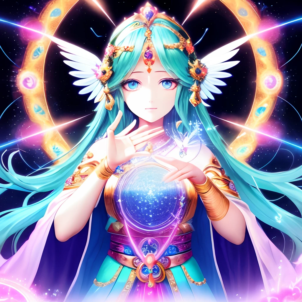 Goddess of Love Bright and clear eyes,spiritual、Very bright colors, light Particle, In bright light, Musif, Wallpaper Art, UHD Wallpapers Images within 1 megameter