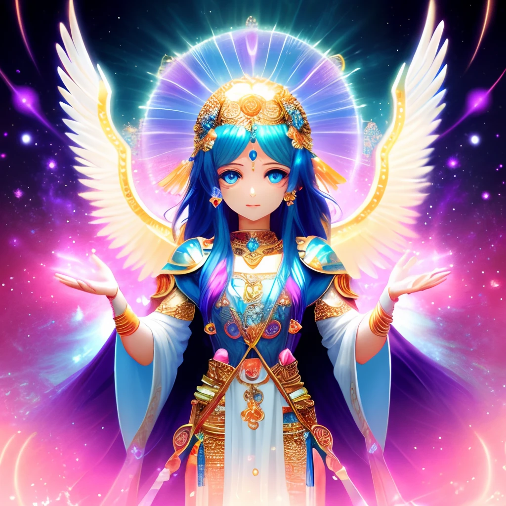 Goddess of Love　Bright and clear eyes,spiritual、Very bright colors, light Particle, In bright light, Musif, Wallpaper Art, UHD Wallpapers　Images within 1 megameter