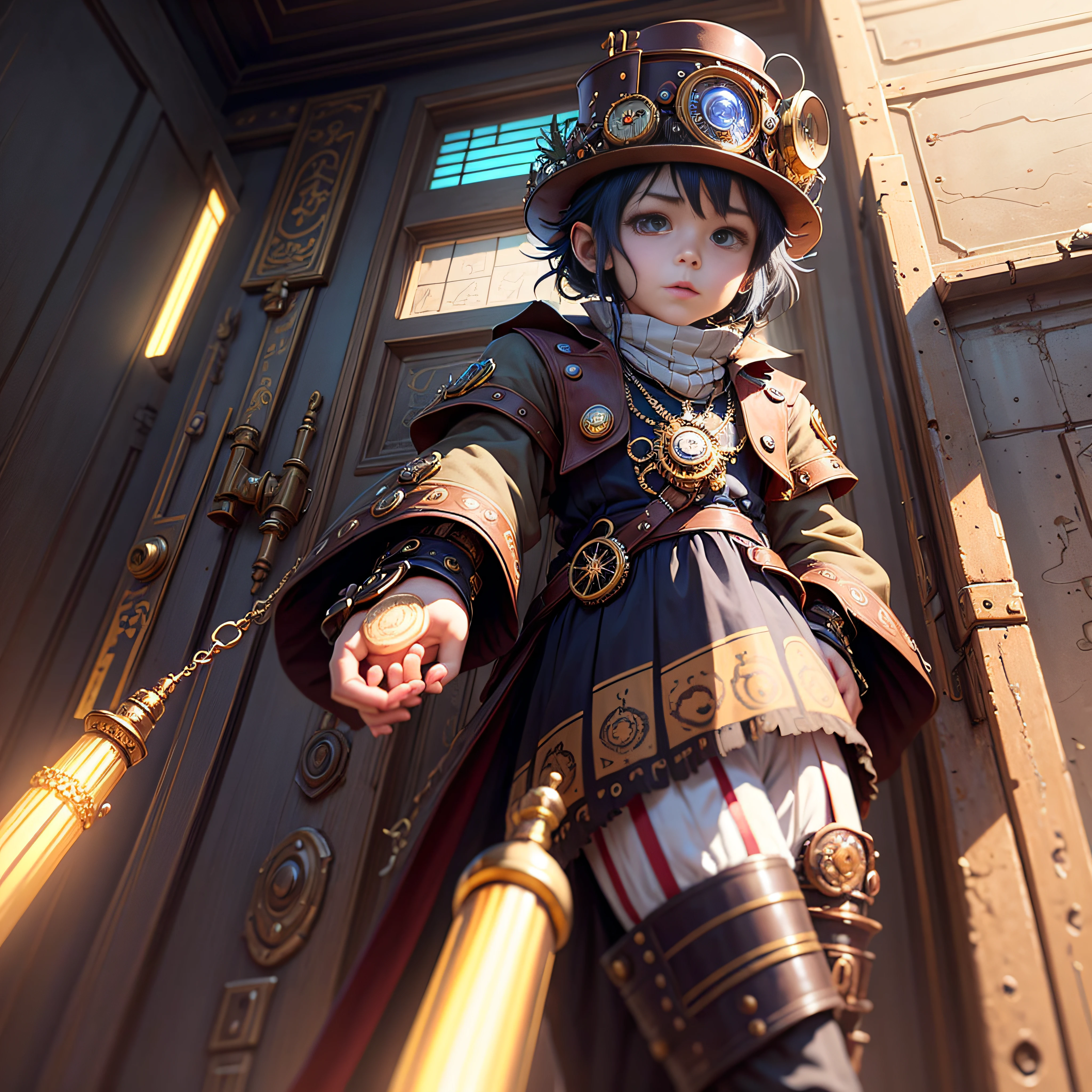 dream steampunk anime dreamy surreal child rpg scenario --auto