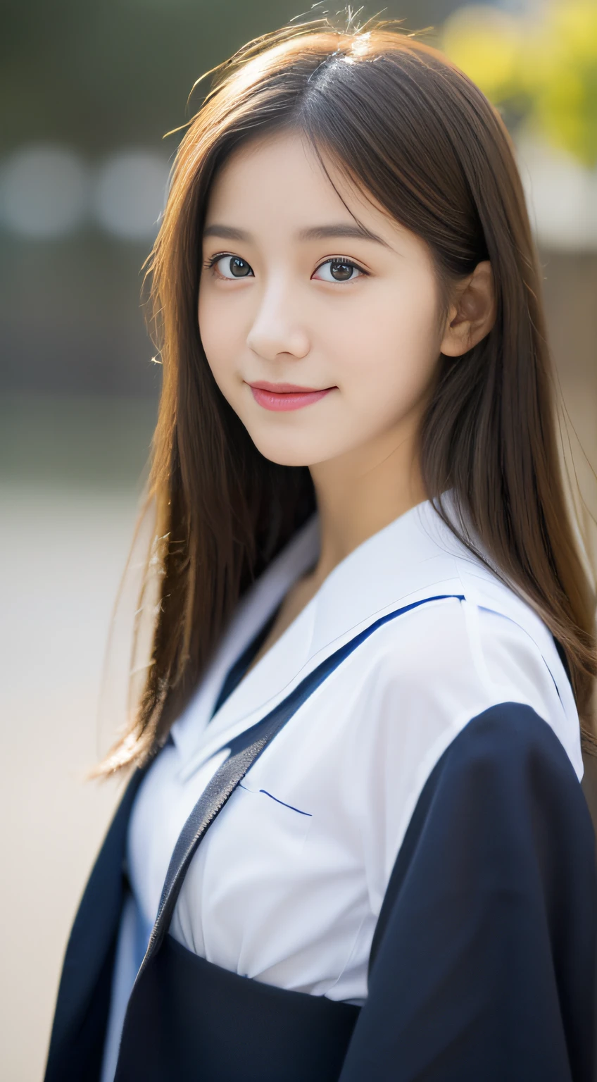 (((32ｋ,high detal,high-detail、​masterpiece,Attention to detail,full body Esbian,独奏))),Raw photo & realistic atmosphere,beautiful dark blue eyes,Detailed mouth,Glossy lips,Detailed eyebrows,Eyes drawn in detail with soft white skin that shines in every detail、Very beautiful eyes with azure eyes,Detailed lips、Very beautiful face,Very well-formed face、Lifelike face,shiny beautiful lips,Beautiful eyebrows,Infinite reality,Japan High School Uniform Best Design, Realistic Young Gravure Idol,Very cute high school girl, , japanese girl school uniform, Japanese high school  girl , Young Sensual Gravure Idol, Young Gravure Idol, Beautiful and cute１5  old schoolgirl,the whole body is wet,dripped out,with a flushed face,Tremendously beautiful１5-year girl,natural soft light、The body is dripping wet,Sheer clothing,Brown shiny hair,Hair is wet,Dripping water,dripping（Don't wear skirts,bare-legged,,Wet and see-through white short sleeve shirt,summer clothing,Beautiful kind eyes,Looking at the camera：1.3）,(((youthfulness,Beautiful smooth legs,Exposed thighs,Gentle smile,small shapely breasts,Immature body,Sexy Uniforms,short-cut,The chest is open))),（Shots from the air,From directly above,photographed,Facing up,Lie on your back and float on the water,Look up,Spread your arms and legs,lying on your back with a large body,Sleep soundly on your back,Body floating on the surface of the water,Beautiful breasts coming out of the water：1.5）