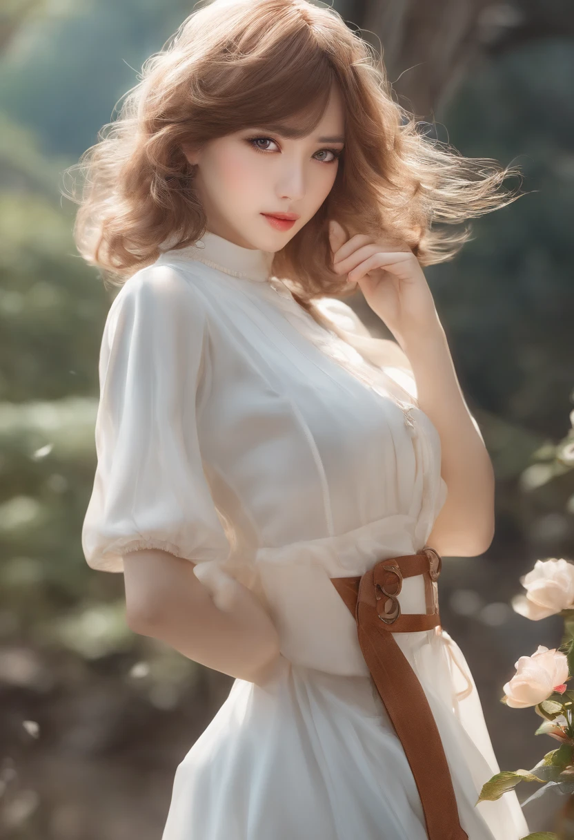 masutepiece, Best Quality, Illustration, Ultra-detailed, finely detail, hight resolution, 8K Wallpaper, Perfect dynamic composition, Beautiful detailed eyes, Composition of the whole body，fullnude，pubick hair，,Short bob hair,Small breasts natural color lip, Bold sexy poses,Smile,Harajuku、20 years girl、Cute、Sexy shot looking at camera、