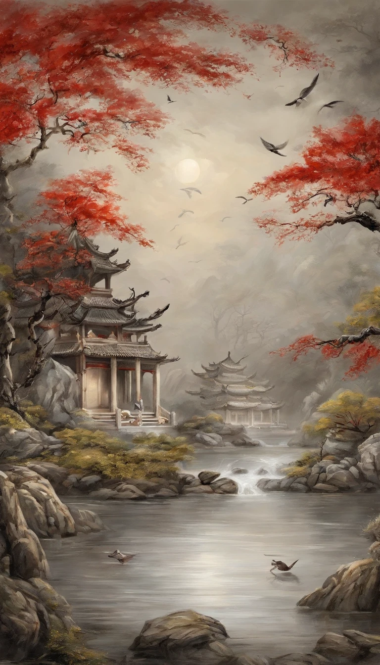I was a tear that lingered at the turn of that year,
You can still smell rouge in the wind,
If I carve my promise on the banks of that river,
Coldwater River,Ocean of full moon,
I have been waiting for you under the tree of time for a long time,
Dusty people pestered me, Slander me, Laugh at me, I turned white,
You see paper kites chasing the sunset that day,
Look back like a lantern,Say goodbye to the night,
My heart was banished like quicksand,
If you return again, You will turn the world upside down,
If it rains that autumn night, The birds are also soaked,
Under the flower walls is a withered yellow,
Herren. Jun's position:Qiantang East,
The concubine was in Lin'an North,
Jun turns brown and red,
The little slave's waist was yellow,
The compass is missing,
Miscasting in the Spring Pavilion,
The slave went to Hangcheng,
Jun was born in Hangzhou,
(Extremely detailed picture),(8k wallpaper),(Movie lighting),(cinema4d),(delamination),(Depth of field effect),(Noticeable light and shadow effects),(Light particle tracing),(an Chinese ink painting style),(Master painting),(Unreal 5),(rendering by octane),(Master masterpieces),(Photography Award),(Rich and diverse color expressions),realisticlying,Masterpiece,Inspired by songs《Flower fairy》,Ray