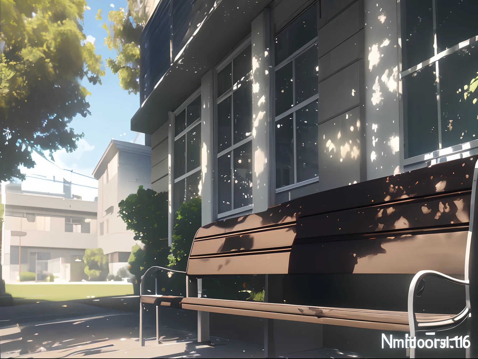 there is a bench sitting in front of a building with a tree, realistic afternoon lighting, [ 4 k photorealism ], photorealistic cinematic, cinematic shot ar 9:16 -n 6 -g, photorealistic cinematic render, 4k photorealism, 4 k photorealism, photo-realistic unreal engine, realistic cinema 4 d render, cinematic rendering