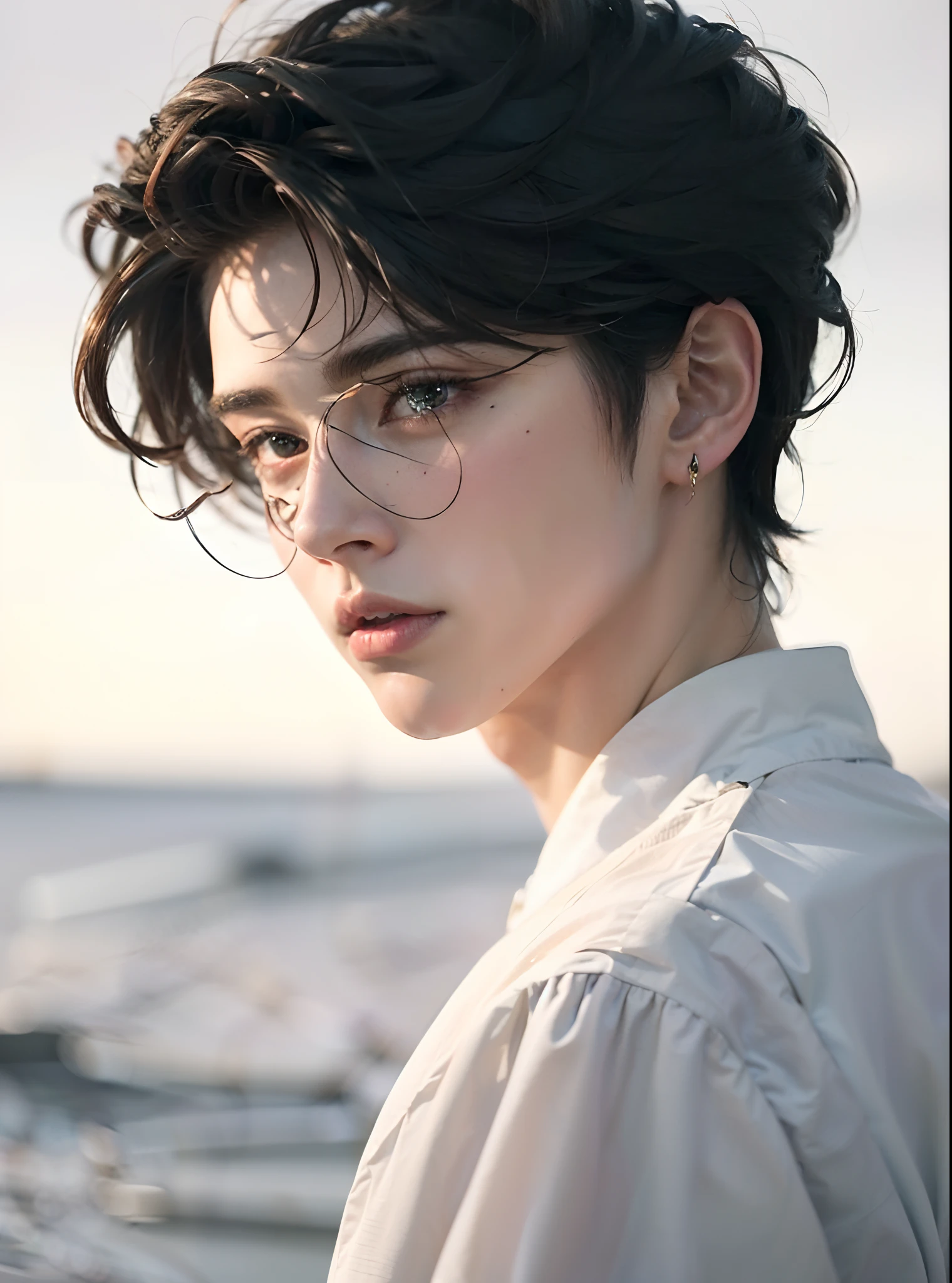 (tmasterpiece:1.3),(best qualtiy:1.2),8k,hoang lap,(The is very detailed:1.3),supreme,(1boys:1.2),sportrait,
,The shirt,short detailed hair,37 points,(There is a word Ren on the back of the clothes)(Super realistic art style)(Surreal art style)(Very extreme facial features)(A super handsome guy)