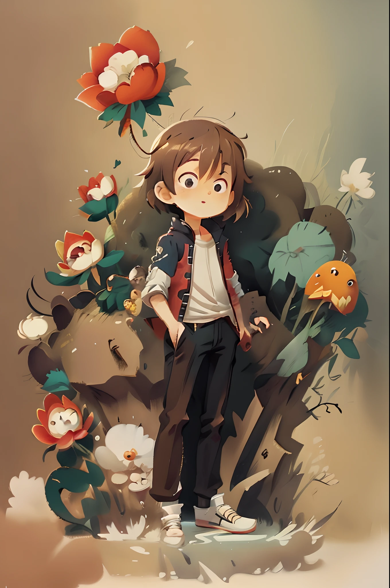 Desenhe uma personagem de anime pelada