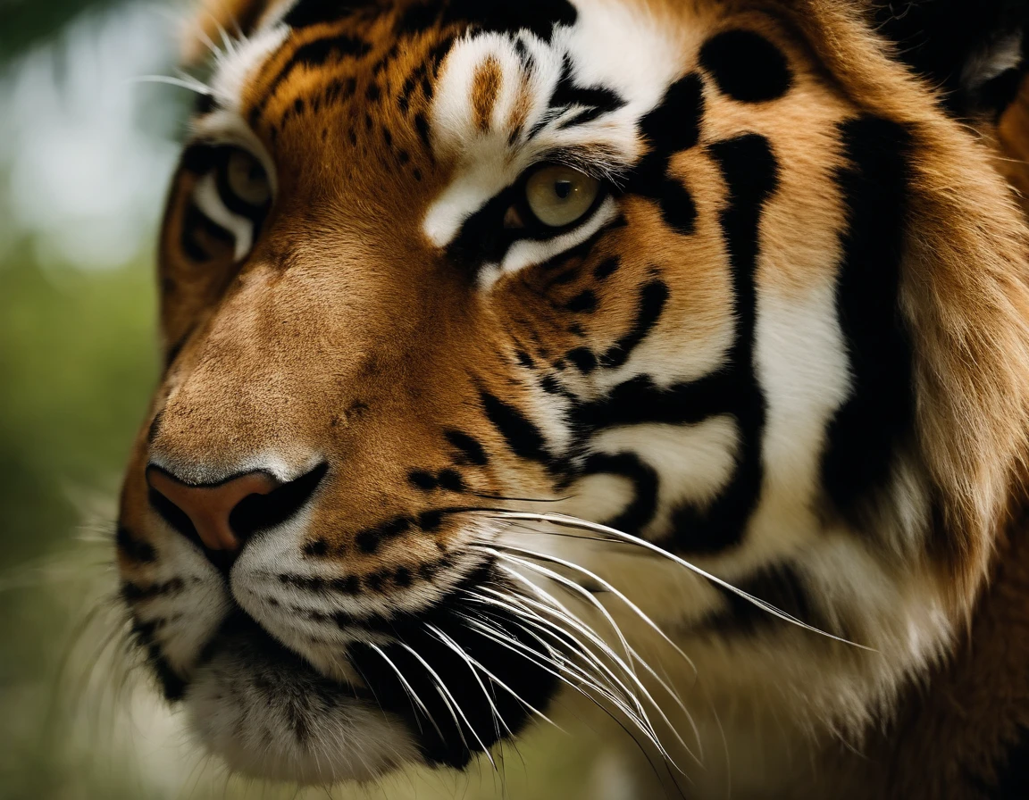 tigre,large tall,Magnificent,Realiy,Realistic details,Photographic lenses,closeup cleavage