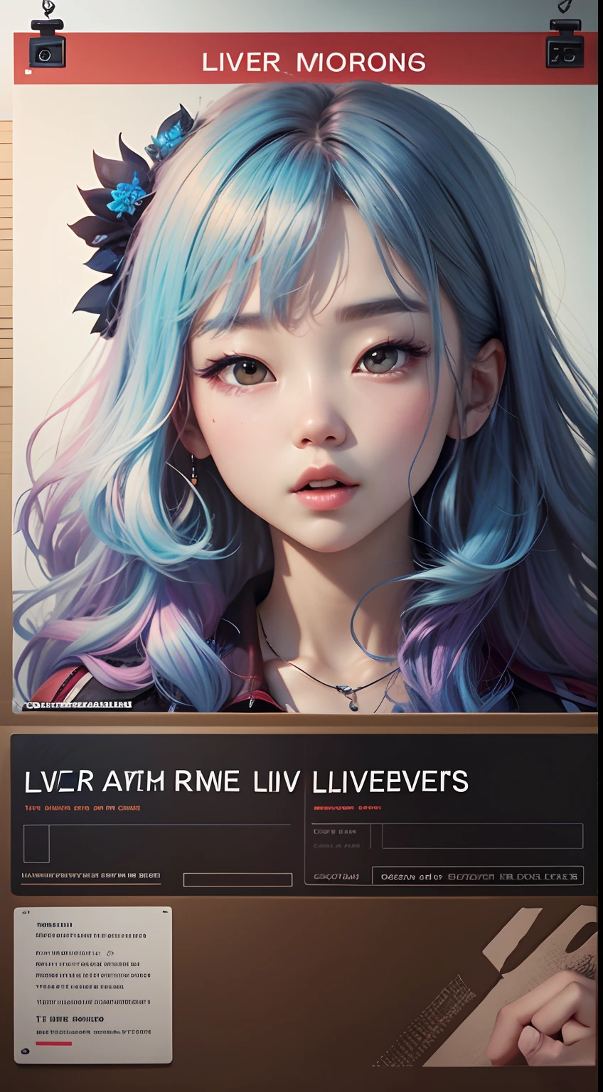 According to the live stream name,The title of the live room,Learning objectives,slogan,The member's personal name,Generate posters