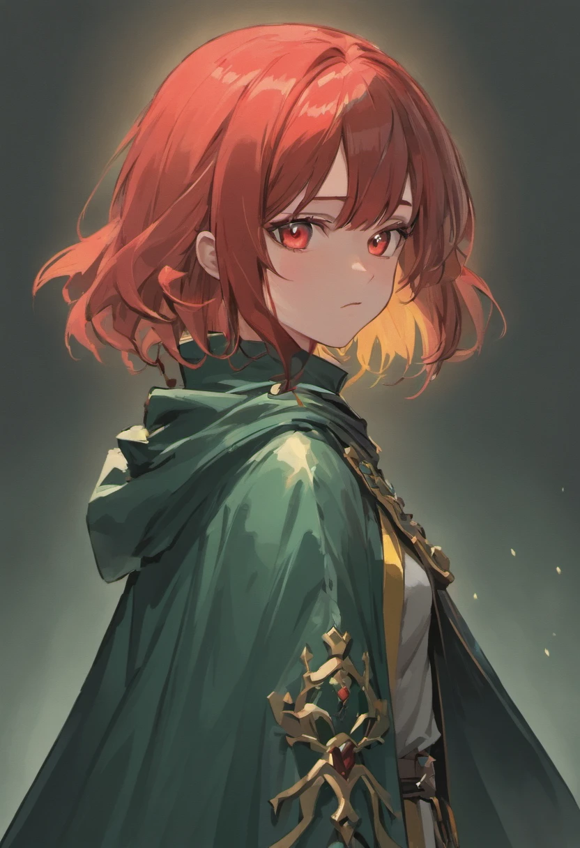 （（tmasterpiece）），（（（（best qualtiy））），（（CharacterDesignSheet，Same character，frontage，Lateral face，on  back）），illustratio，1 girl，Curls，Red hair，Beautiful and red eyes are very delicate，Environmental Scene Change，Posture too，Female adventurer，Light armor and Great Sword，Glow-in-the-dark hood，Rain poncho with colorful decorations，charturnbetalora，（simplebackground，white backgrounid：1.3）