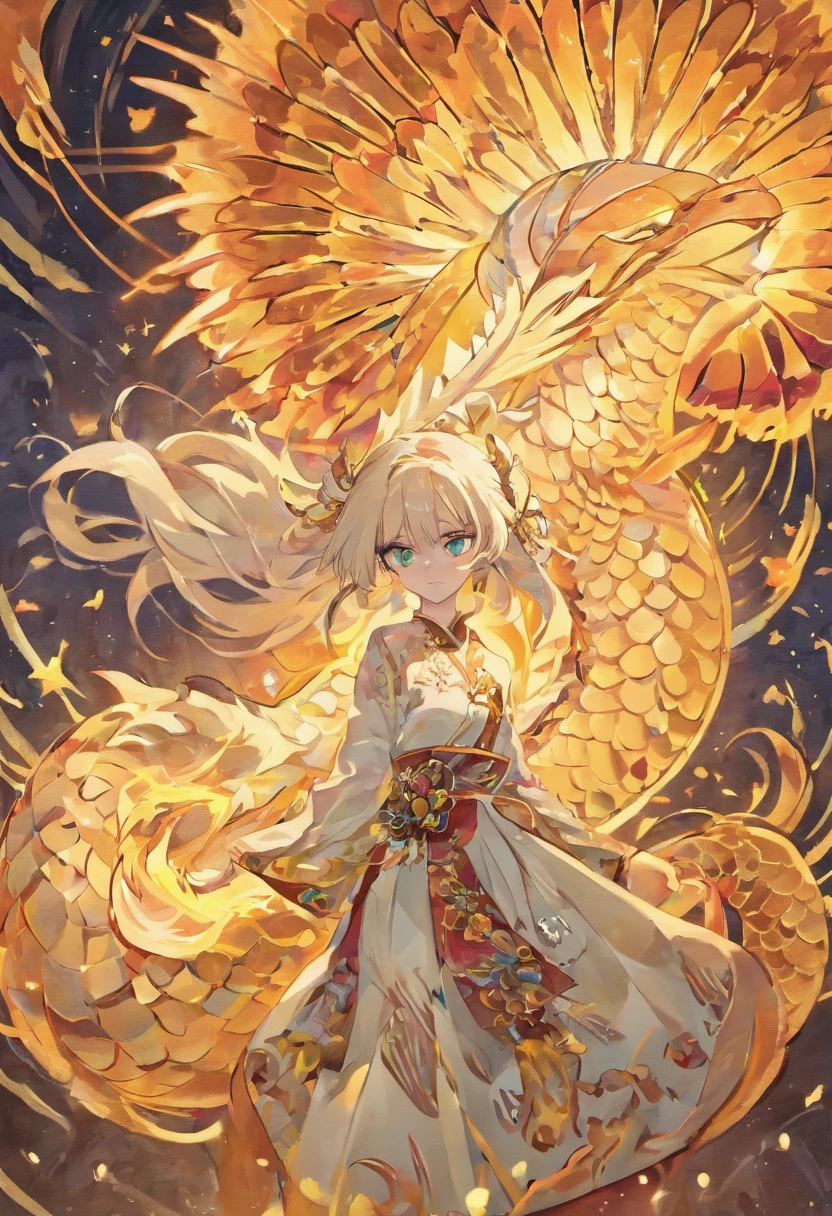 (cloisonnism:1.2), White background , Chinese Dragon, Oriental elements, Reasonable design, Clear lines, (linear art, monochromes), pearls, Pretty, Sun theme.get angry