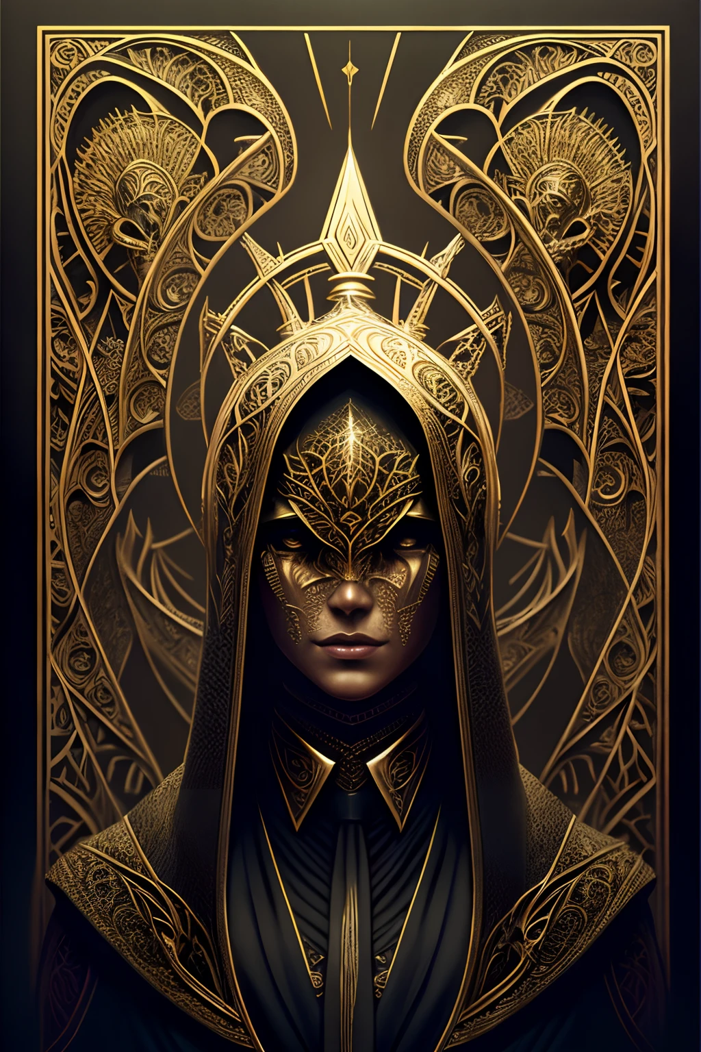 A stylized human with a gazelle face, standing, formally dressed, wearing a jacket and tie, very elegant clothing, high fashion, ((very realistic)), 4k, cinematic, DOF, bokeh, ((dark black background)), sf, intricate art masterpiece, sinister, matte painting movie poster, golden ratio, trending on cgsociety, intricate, epic, trending on artstation, by artgerm, h. r. Giger and Beksinski, highly detailed, vibrant, production film character representation, ultra high quality model