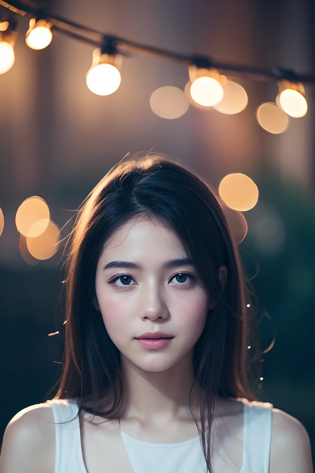 woman with agnes cecile, glowing design, pastel colors, ink drops, autumn lights, thailand women