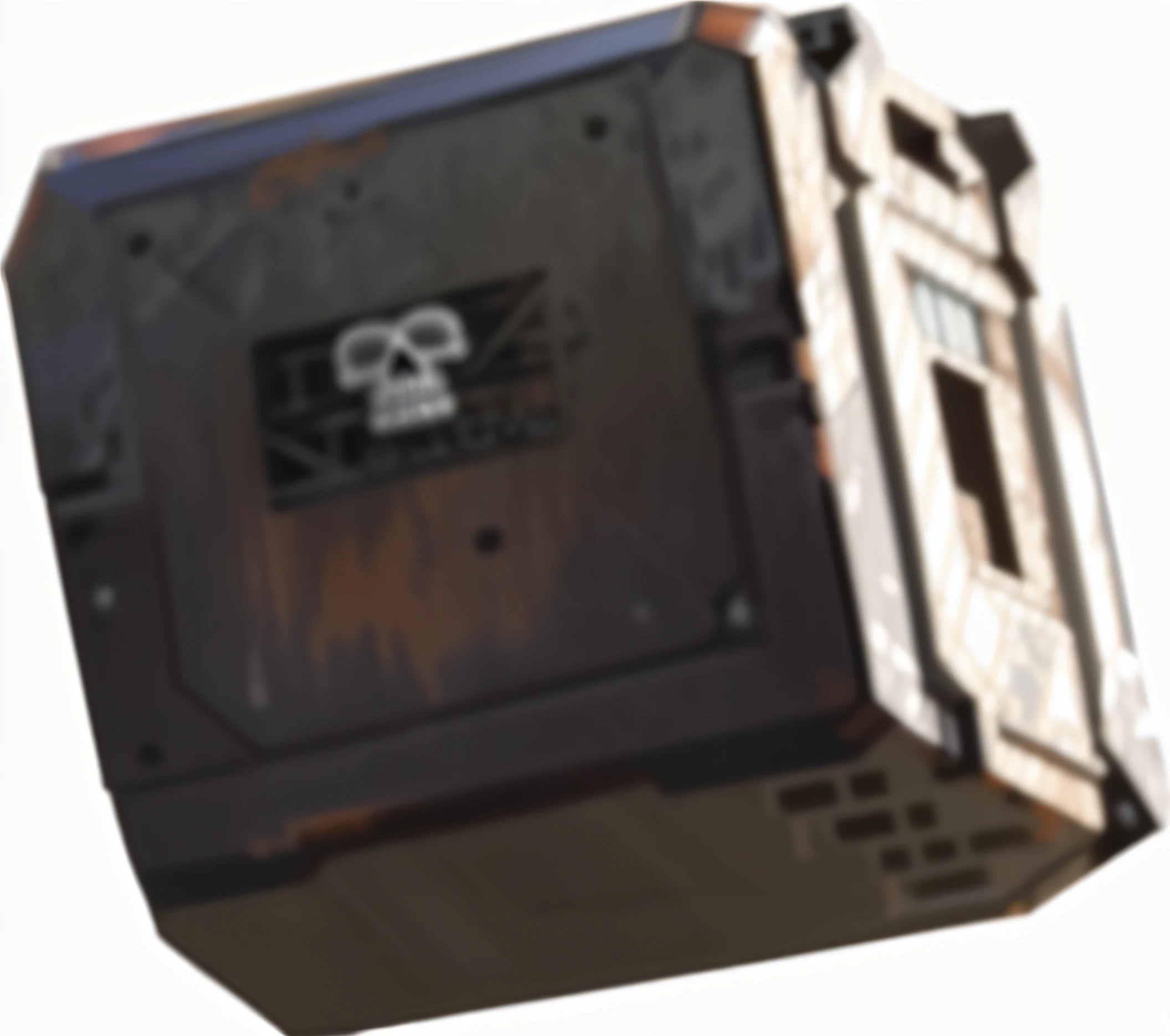 (best quality,4k,8k,highres,masterpiece:1.2),ultra-detailed,(realistic,photorealistic,photo-realistic:1.37),a picture of a box with a skull on top,loot crate,heavily distorted with JPEG artifacts,art object,pietrov paintings,box art,in the style of top-tier legendary,portrait of a legendary character in peak fashion,video game project,modular project,blurred details,spiked gears of war skull,looks like gemma 985,skull,SSAO 8K