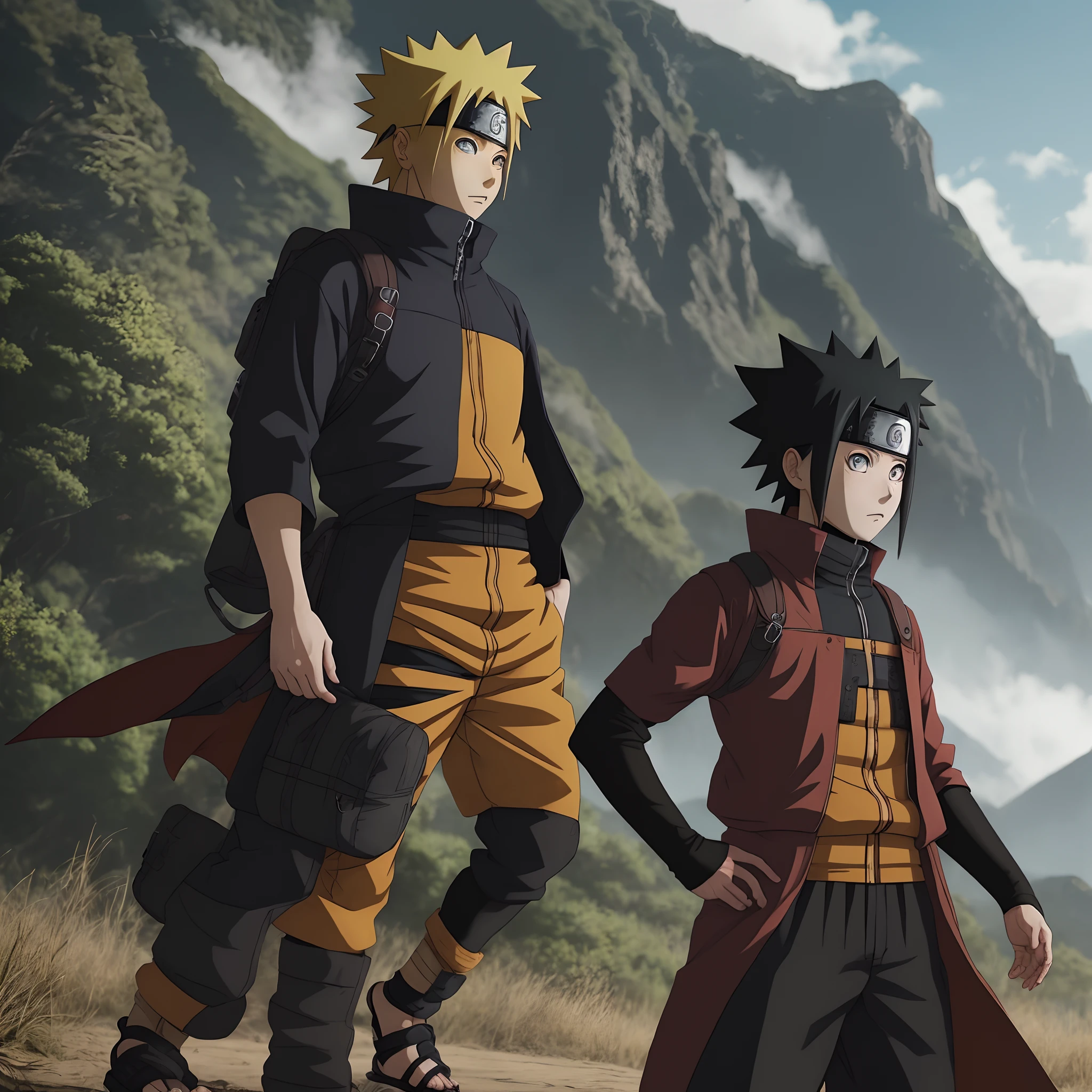 Naruto and Sasuke
