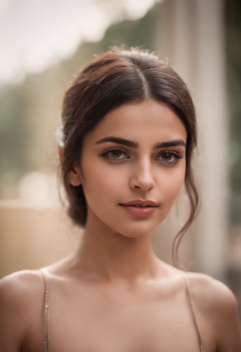 Arab young girl topless