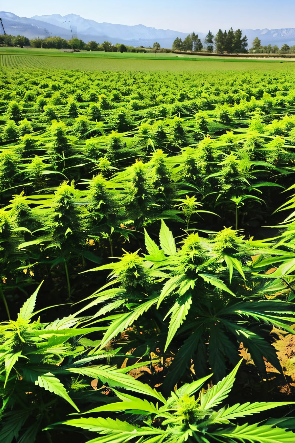 A good harvest of cannabis