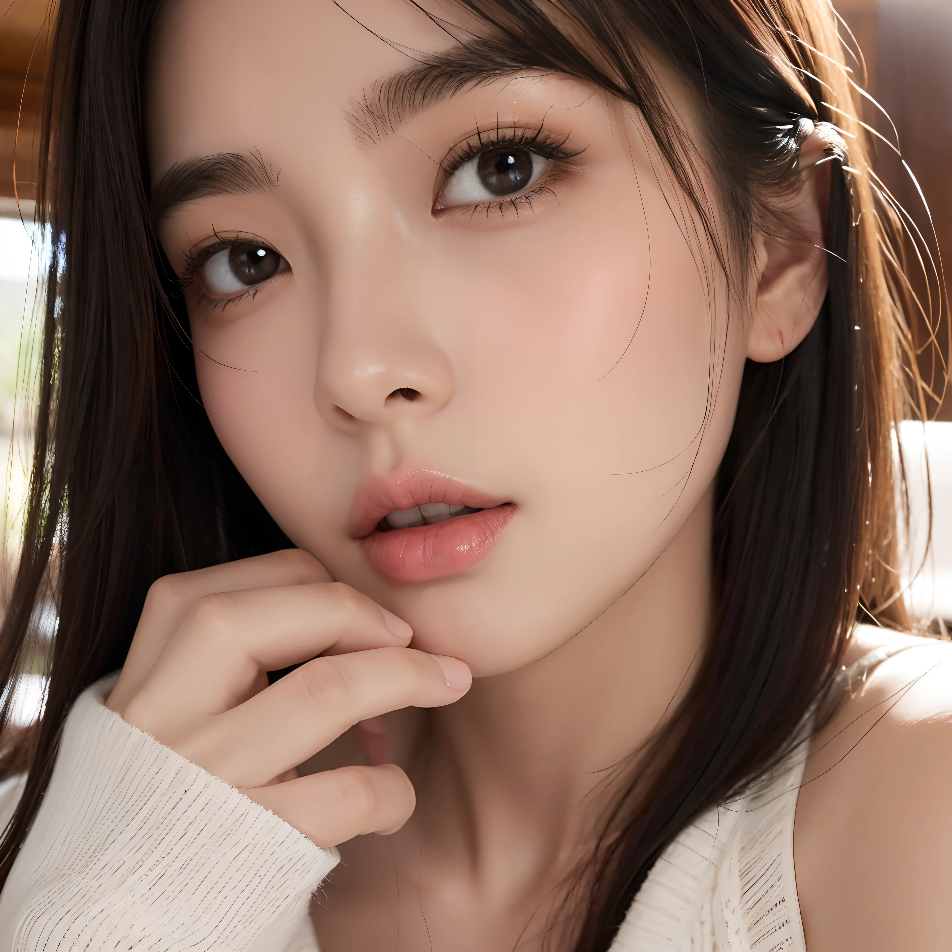 Upper eye high、Pretty girl、(Skin revealing:1.5).
