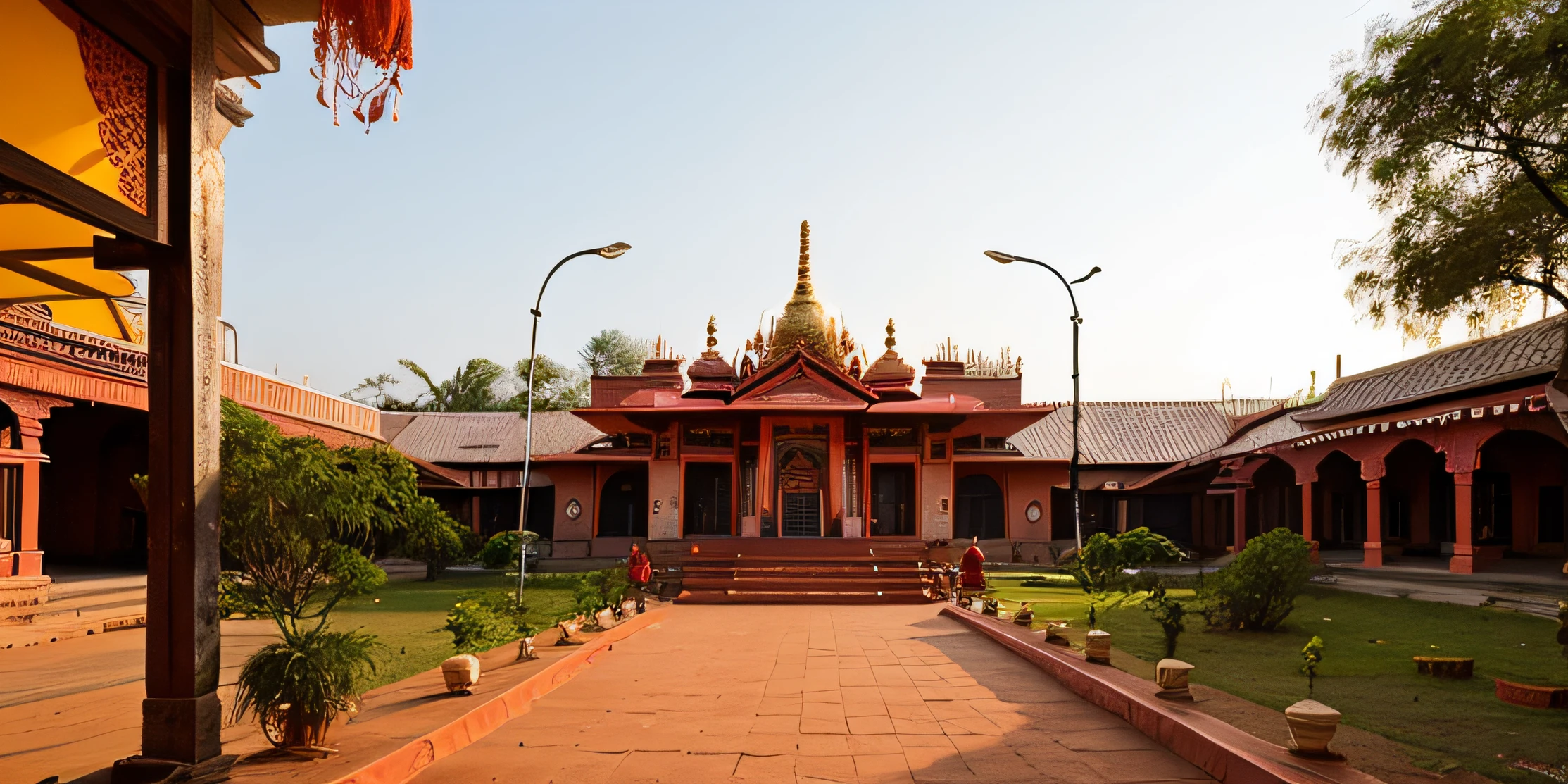make Indian temple style
