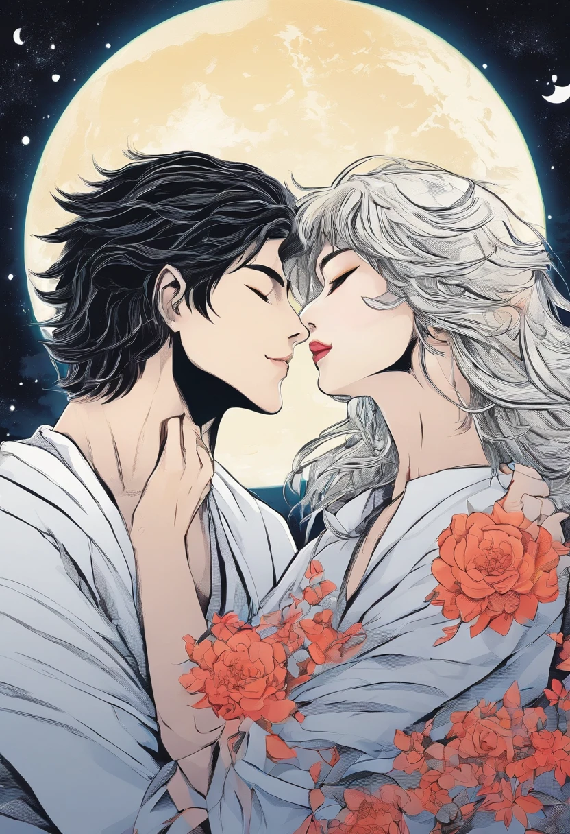 werewolf kiss under full moon