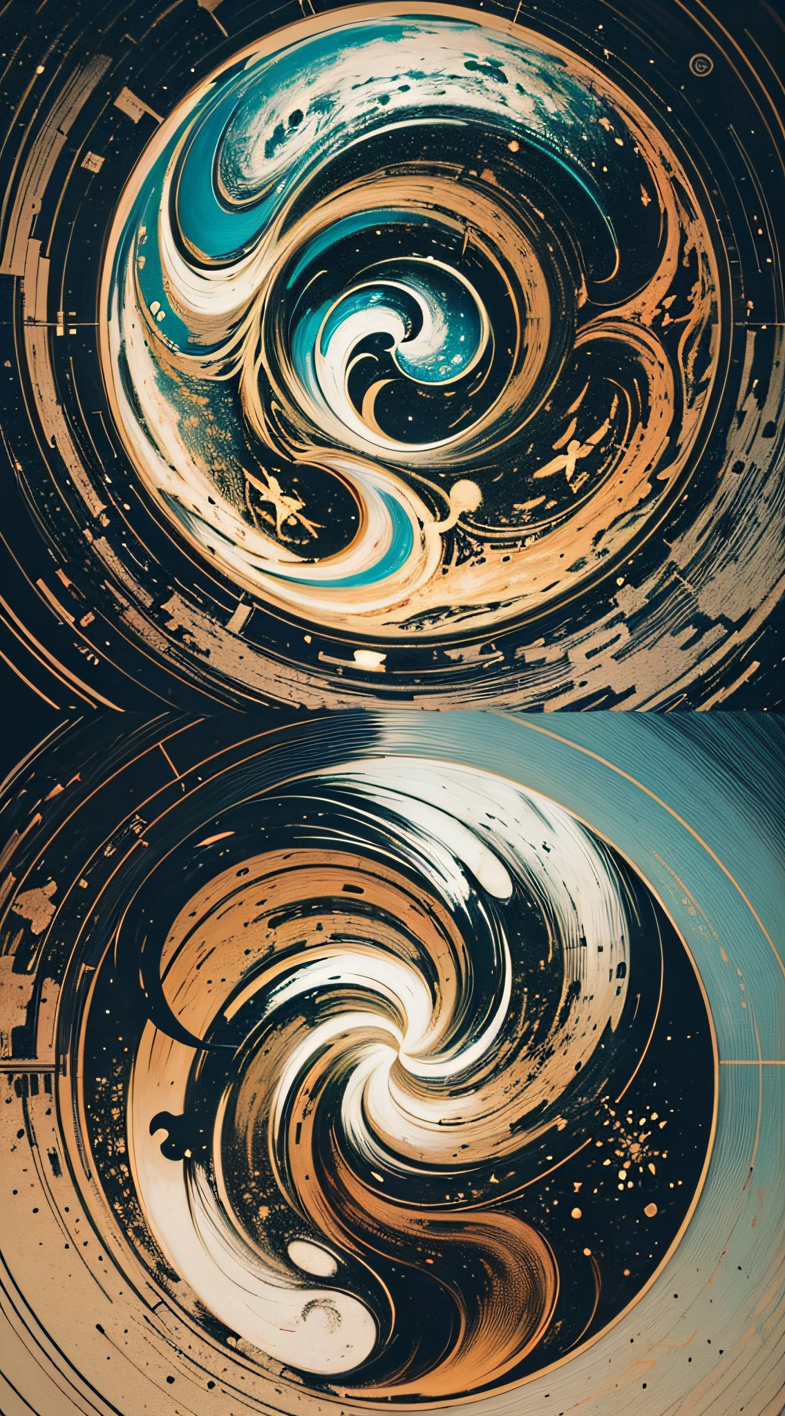 Sea Art's AI-generated painting depicts a fascinating image of yin yang, bringing to life the harmony and interconnectedness of opposing forces. In this work of art, the contrast between colors and shapes creates a striking visual representation of this duality.
In the center of the screen, a perfect circle is divided into two halves: one black, representing yin, and one white, symbolizing yang. The division is clear and sharp, but there is also a smooth transition between the two halves, representing the constant interaction and transformation of these opposing energies.
The yin half is marked by smooth lines and delicate curves, creating a sense of fluidity and serenity. The black color is deep and mysterious, evoking a sense of introspection and calm. This half of the image suggests the feminine principle, with its receptive and intuitive energy.
On the other hand, the yang half is represented by firmer and more angular lines, conveying a sense of dynamism and strength. The bright white color radiates light and energy, expressing the masculine principle of action and extroversion.
The interaction between the yin and yang halves is enhanced by subtle elements such as small curves and strategically placed points. These details symbolize the mutual presence of opposing elements in each aspect. While yin contains a small point of yang, yang also contains a small point of yin, creating a dynamic and harmonious balance.
This AI-generated painting from Sea Art conveys a profound message about the duality of the universe. It reminds us of the importance of finding the balance between opposing forces and recognizing the interdependence between them. As we contemplate this work of art, we are invited to reflect on how we can integrate yin and yang qualities into our lives, seeking harmony and wholeness.